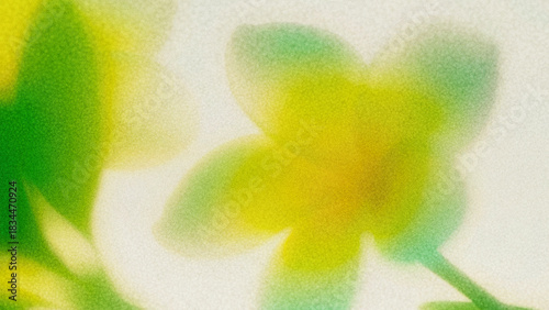 Yellow flowers that create a dreamy atmosphere in a serene setting.