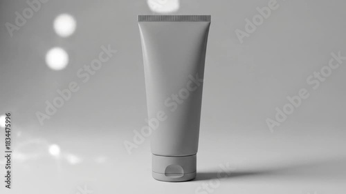 tube of cream on black