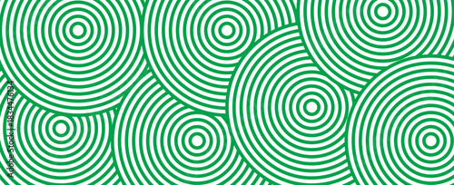 backround Luxury patern Green Yellow Line Round Shape Abstract , white And Gold backround round shape. vector