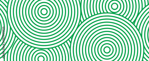 backround Luxury patern Green Yellow Line Round Shape Abstract , white And Gold backround round shape.