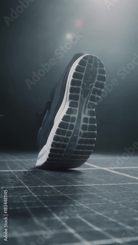 running shoes isolated on white background