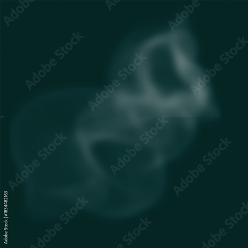 Dark black backdrop x-ray art of a human skull showing bone texture and light blue energy wave design
