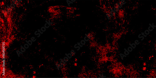 Abstract red and black grunge texture smoke. Abstract red marble on black background. Trendy living coral color texture of a concrete wall with cracks and scratches. red grunge design assets.