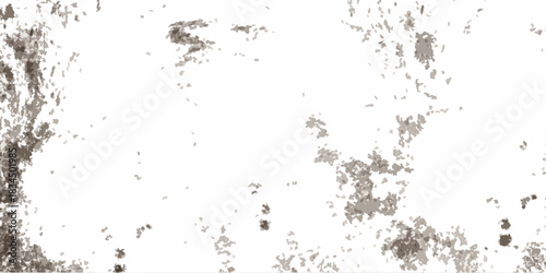 Abstract grunge splatter texture with rough gray paint spots on white background. Distressed artistic pattern for modern design projects, posters, overlays, digital artwork, and creative grunge themed