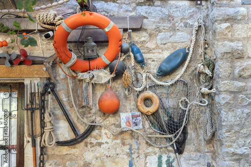 Fototapeta Naklejka Na Ścianę i Meble -   narrow streets of the old town of Budva