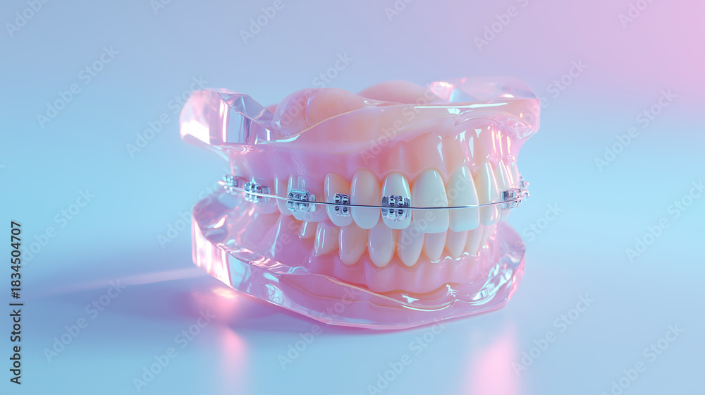 © Creative-Touch - Orthodontic Jaw Model with Braces © Creative-Touch - Orthodontic Jaw Model with Braces