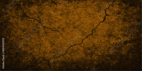 Aged brown vintage paper texture with a rough antique grungy wall pattern backdrop