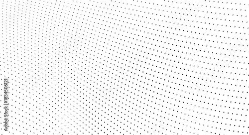 Warped geometric halftone distorted mesh