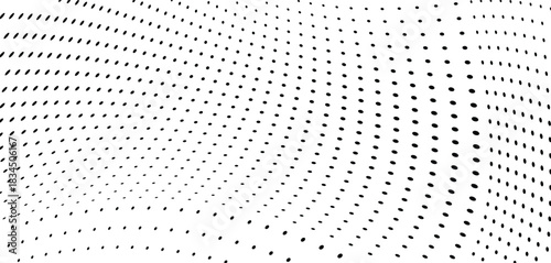 Dynamic halftone swirl abstract texture