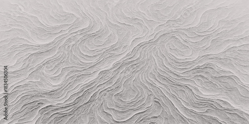 Abstract natural pattern of white dry sand texture on a summer beach with ripples and subtle dune waves