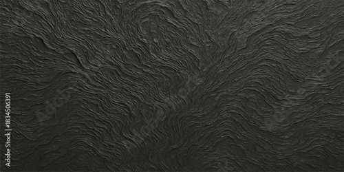 Dark black leather texture surface material pattern closeup background