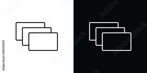 Pop up icons pack set, ready to use vector