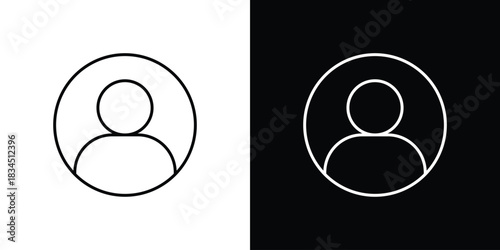 Profile icons pack set, ready to use vector