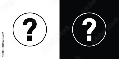 Question icons pack set, ready to use vector