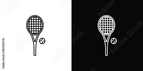 Racket icons pack set, ready to use vector