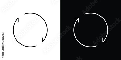 Repeat icons pack set, ready to use vector