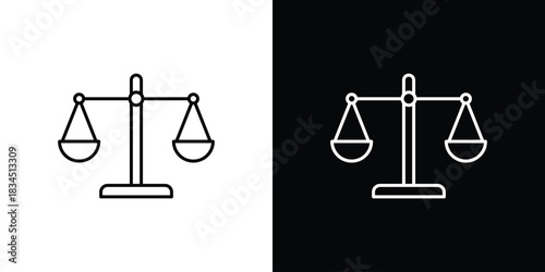 Scale icons pack set, ready to use vector