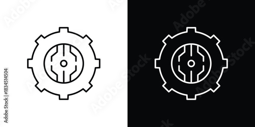 Technology icons pack set, ready to use vector