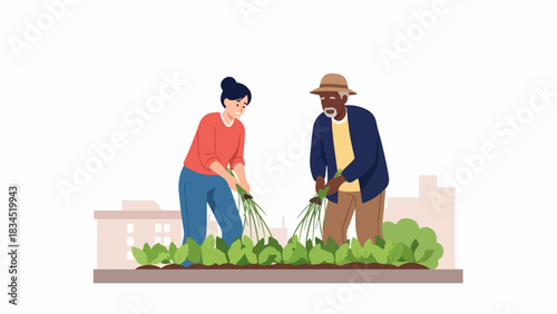 People work together to build nativity scene, preparing for festive Christmas celebration. Diverse group collaboratively assemble traditional build nativity scene display.