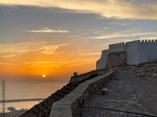The Kasbah of Agadir Oufla on sunset in Agadir town, Morocco