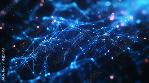 Dynamic network connections pulsing with energy, perfect for illustrating cutting-edge technology, global communication, and innovative solutions