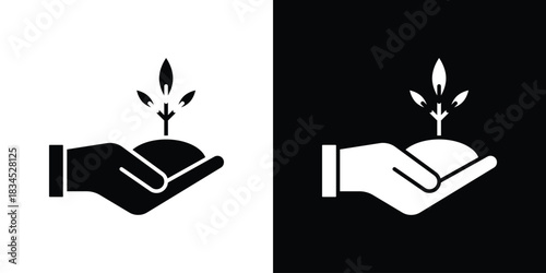 Environment icons vector. silhouette or icon or pictogram.