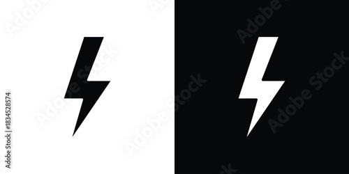 Flash icons vector. silhouette or icon or pictogram.