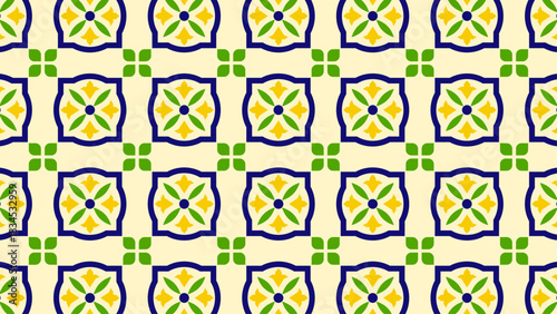 Hand-drawn Mediterranean porcelain tile vector — ethnic folk ornament meets modern vector pattern, ideal for textiles, packaging, or wallpapers.