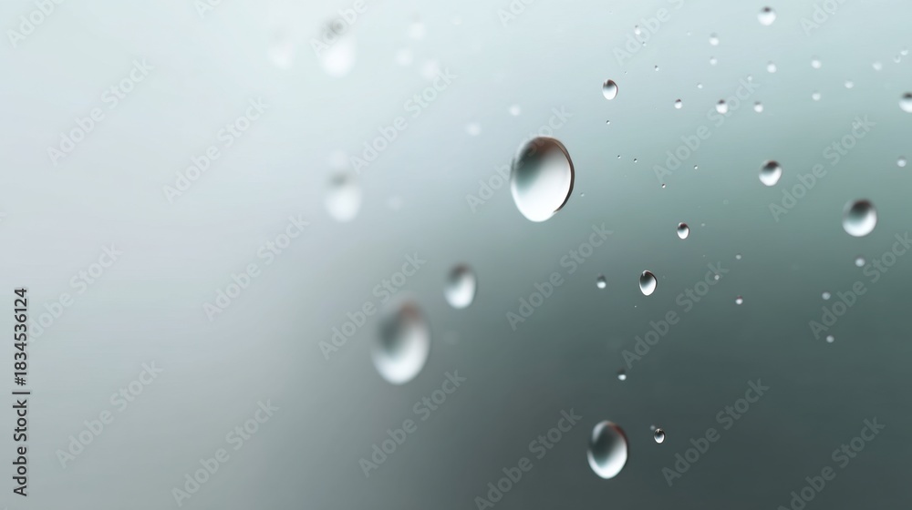 custom made wallpaper toronto digitalDroplets of Water on a Smooth Surface Reflecting Light in a Soft Focus Background Creating an Artistic and Calm Atmosphere for Natural Photography