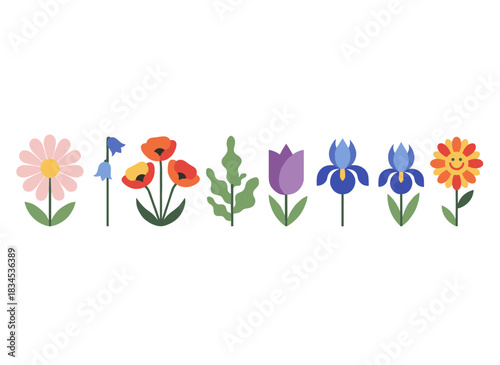 A collection of blooming flowers