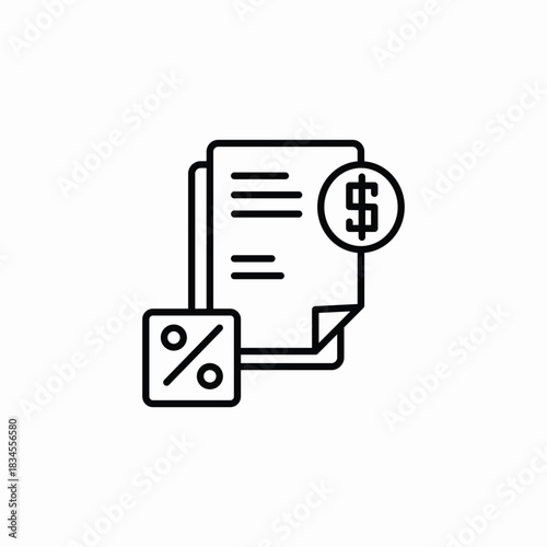 finance reports icon sign vector