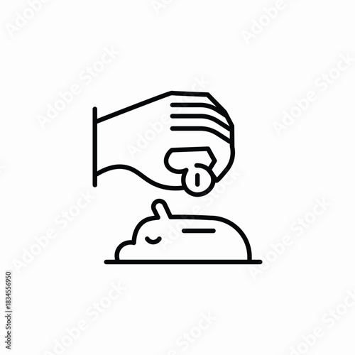 piggy bank savings icon sign vector