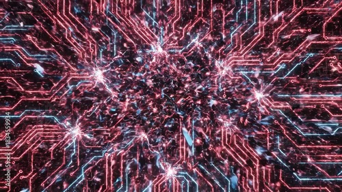 Electric Circuit Overload Fracturing With Light Streaks