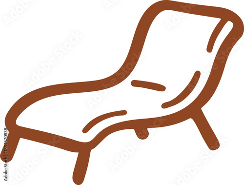 Summer Lounge Chair Doodle