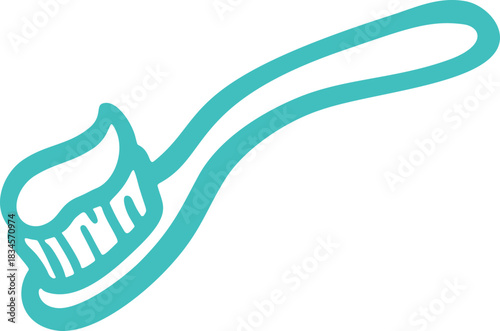 Doodle Toothbrush Toothpaste Element