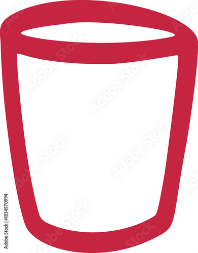 Doodle Glass Outline Element