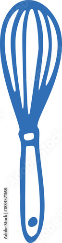 Whisk kitchen utensil doodle