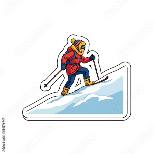 A snowboarder performs a jump off a snowy ramp.