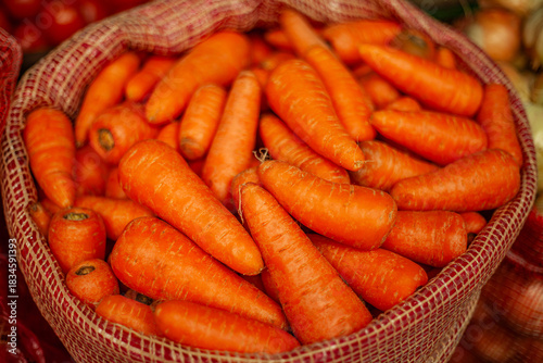 Vibrant carrot texture