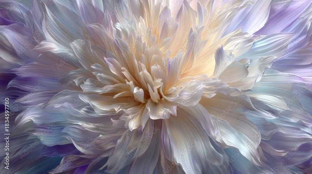 Obraz premium Elegant Blooming Flower with Soft Petals and Delicate Colors