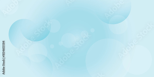 A soft blue abstract background with translucent circles and bokeh effects, creating a serene and modern design.