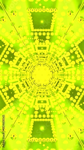 Tunnel video loop wallpaper with motion background for screensaver