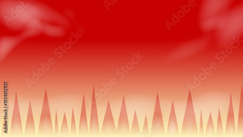 赤いクリスマスの背景(16:9)