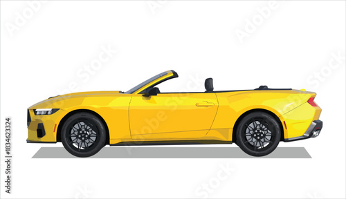 modern car icon side view design template vector