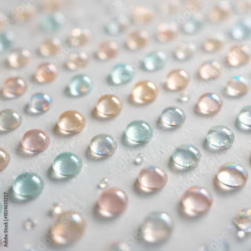 Fototapeta Naklejka Na Ścianę i Meble -  Glass Droplet Grid