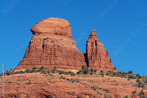 Pointed Dome And Queen Victoria Spire Rock Formations