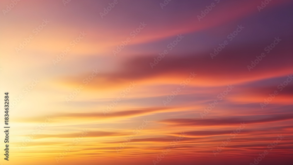 Obraz premium “Eternal Sky: Romantic Sunrise to Sunset Fantasy Scene”