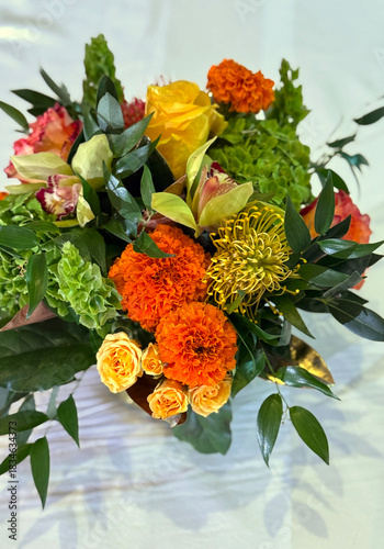 Colorful flower arrangement	