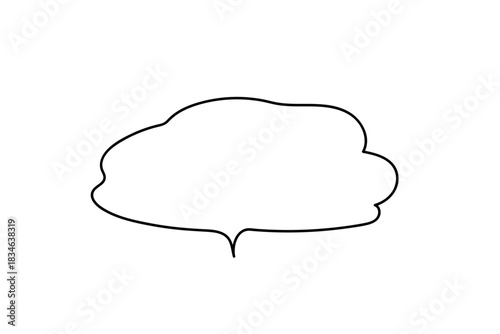 シンプルで可愛い吹き出し