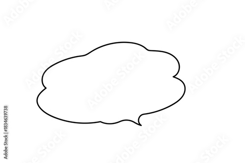 シンプルで可愛い吹き出し